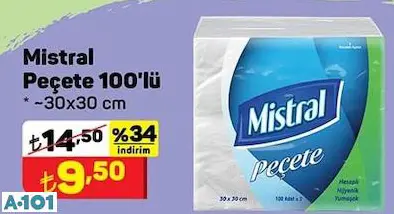MİSTRAL PEÇETE MİSTRAL PEÇETE